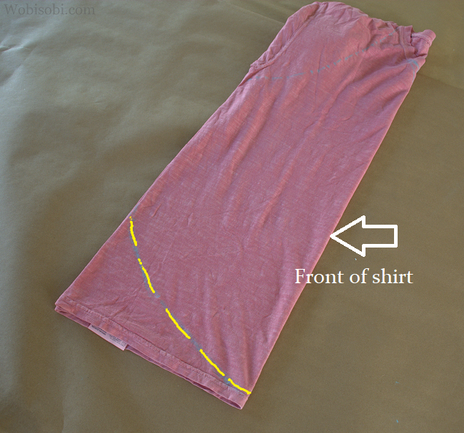 WobiSobi Criss Crossed, Ladder Back Tee DIY.