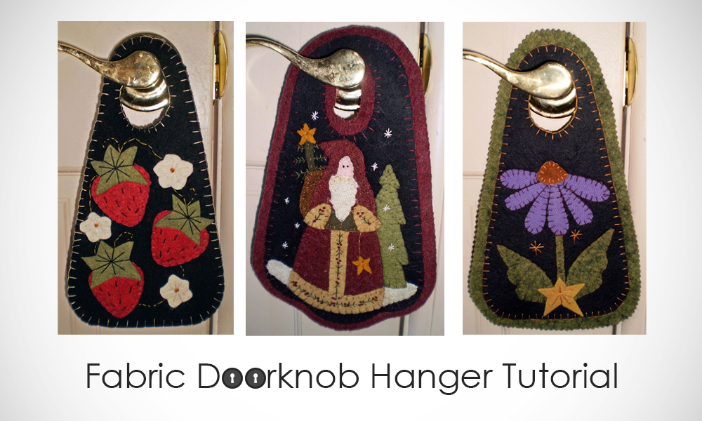 Fabric Doorknob Hanger Tutorial