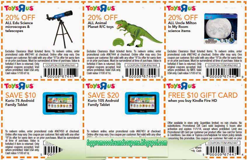 Free Promo Codes and Coupons 2021 Toys R Us Coupons