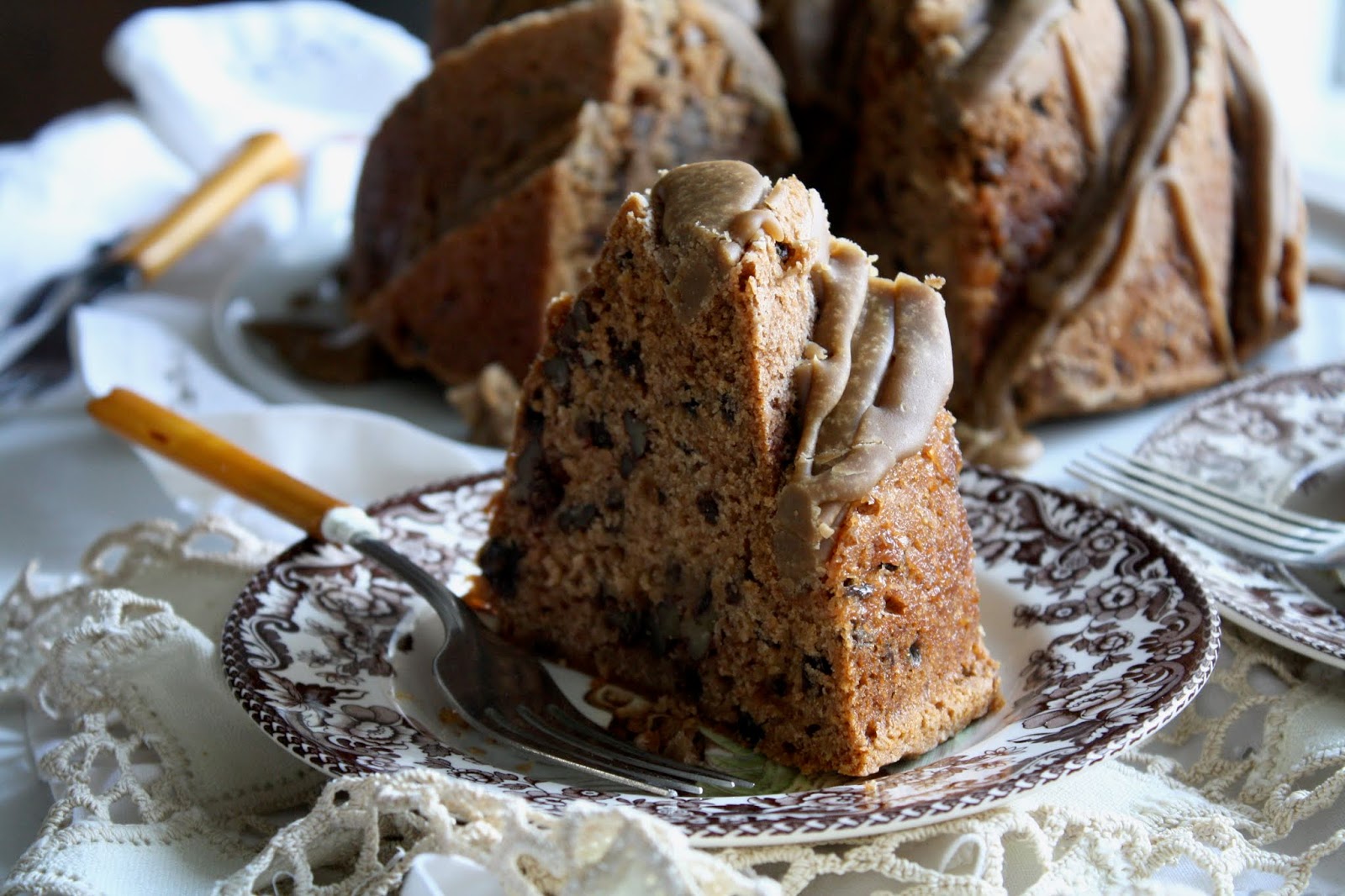 salted sugared spiced™ Applesauce Spice Cake with Brown Sugar Icing