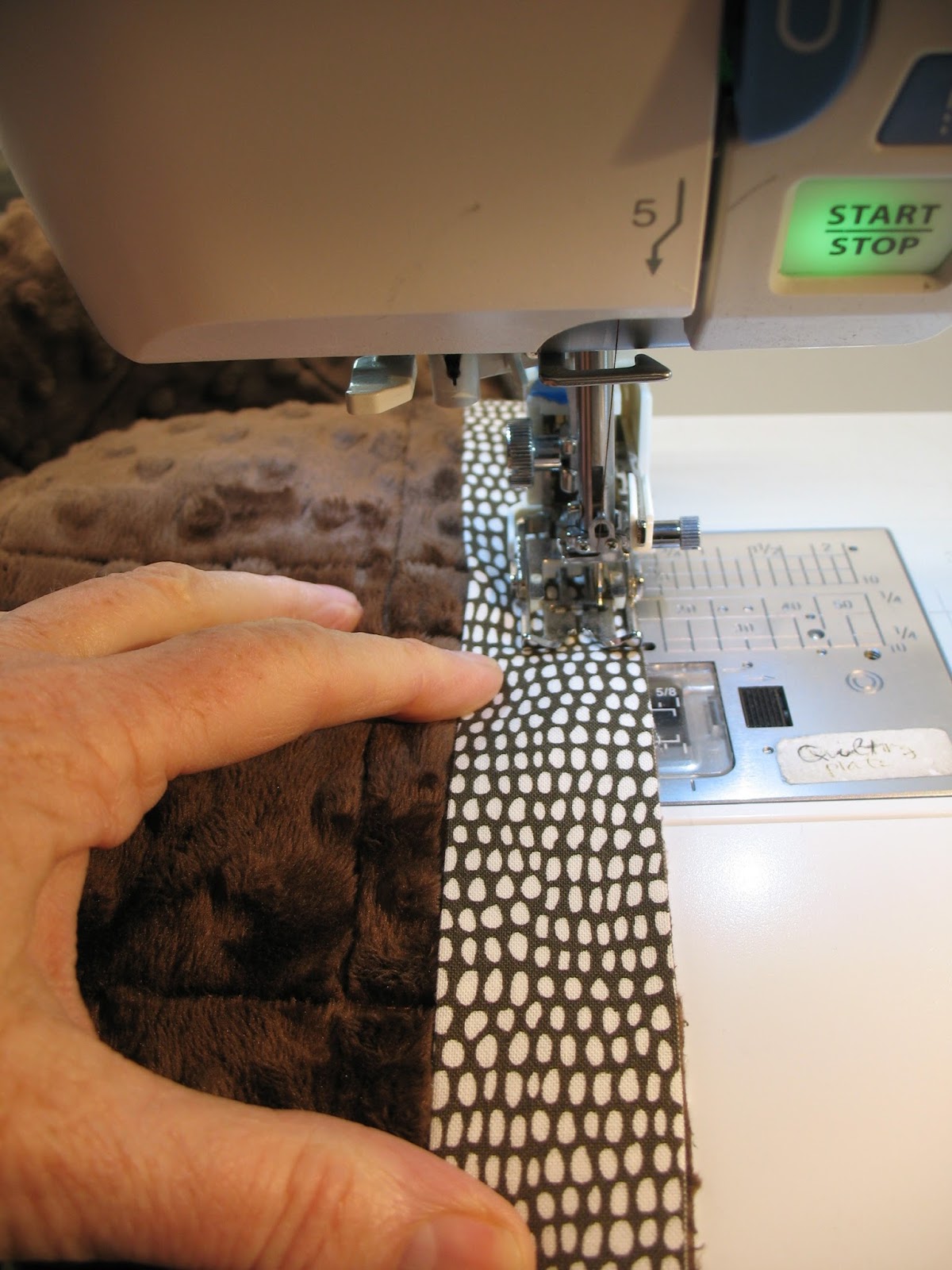 Ye Olde How to Make a Minky Quilt Part 6 Binding