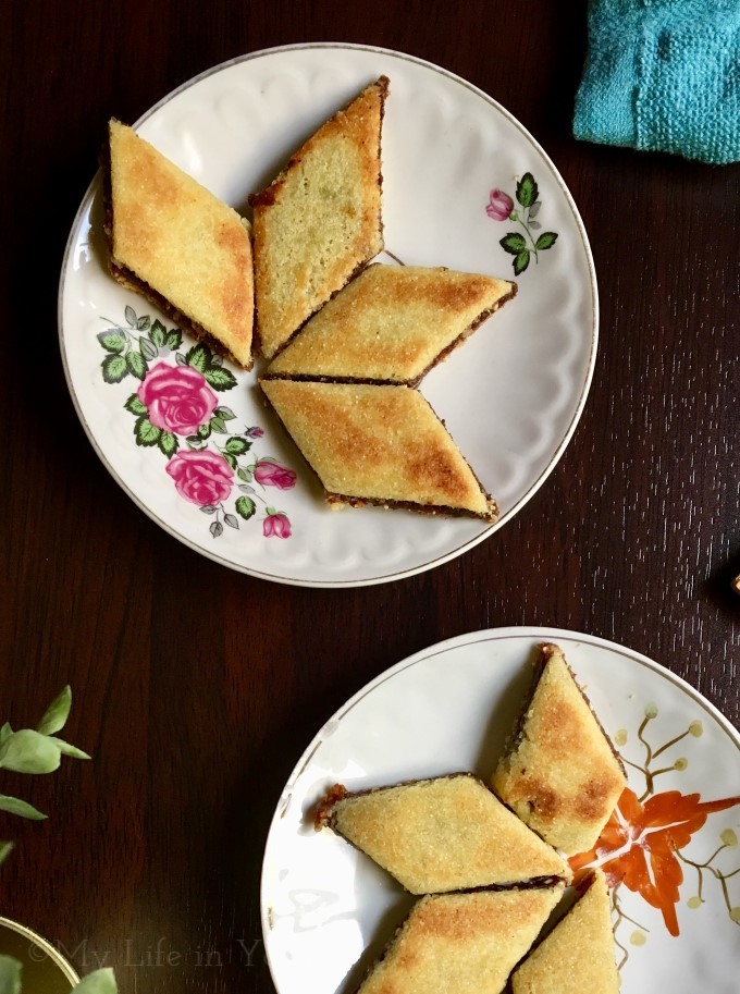 Algerian Brâdj | Diamond Cookies | Dates and Semolina