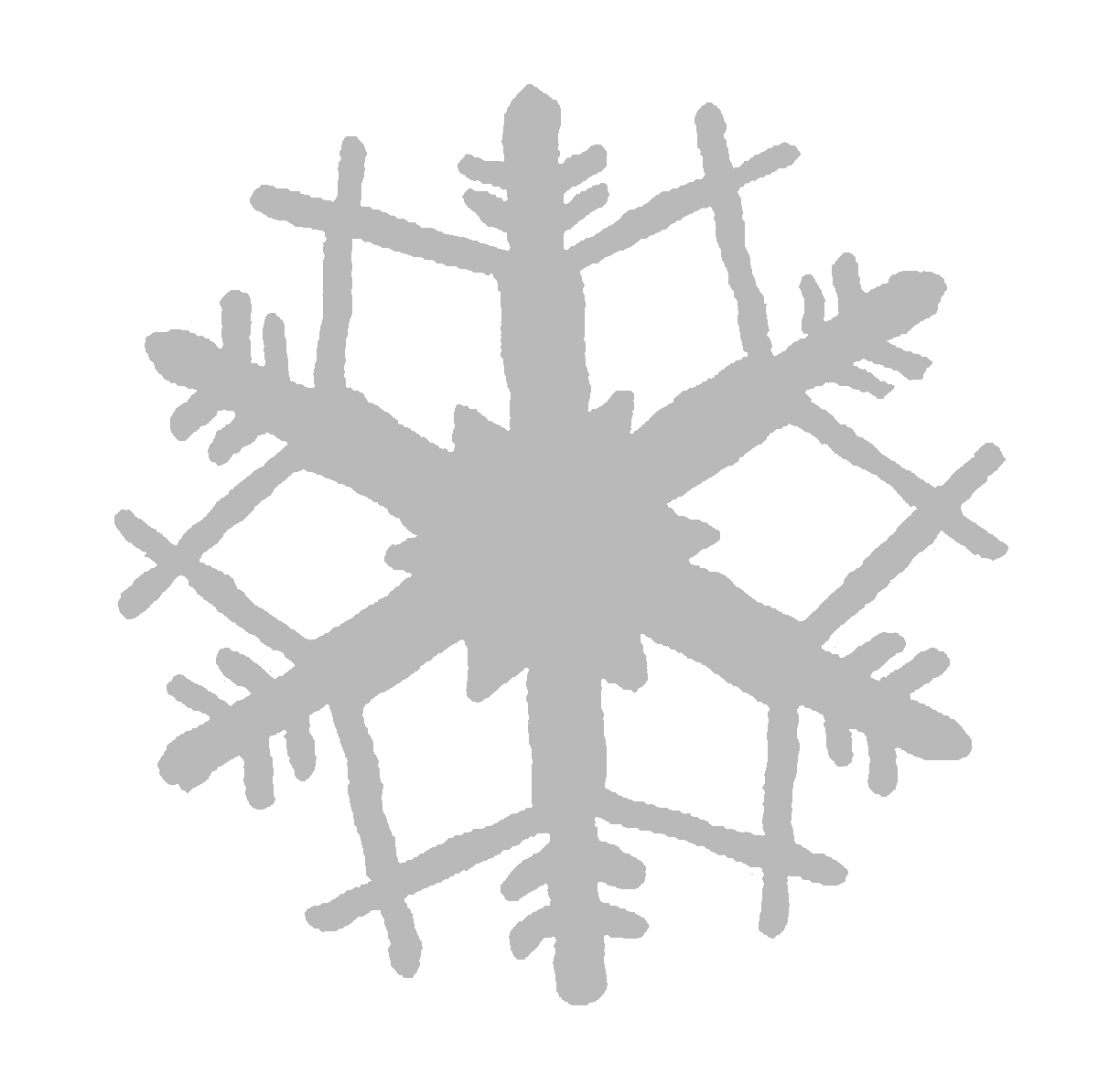 The Graphics Monarch: Digital Snowflake Silhouette Downloads Grayscale Christmas Clip Art