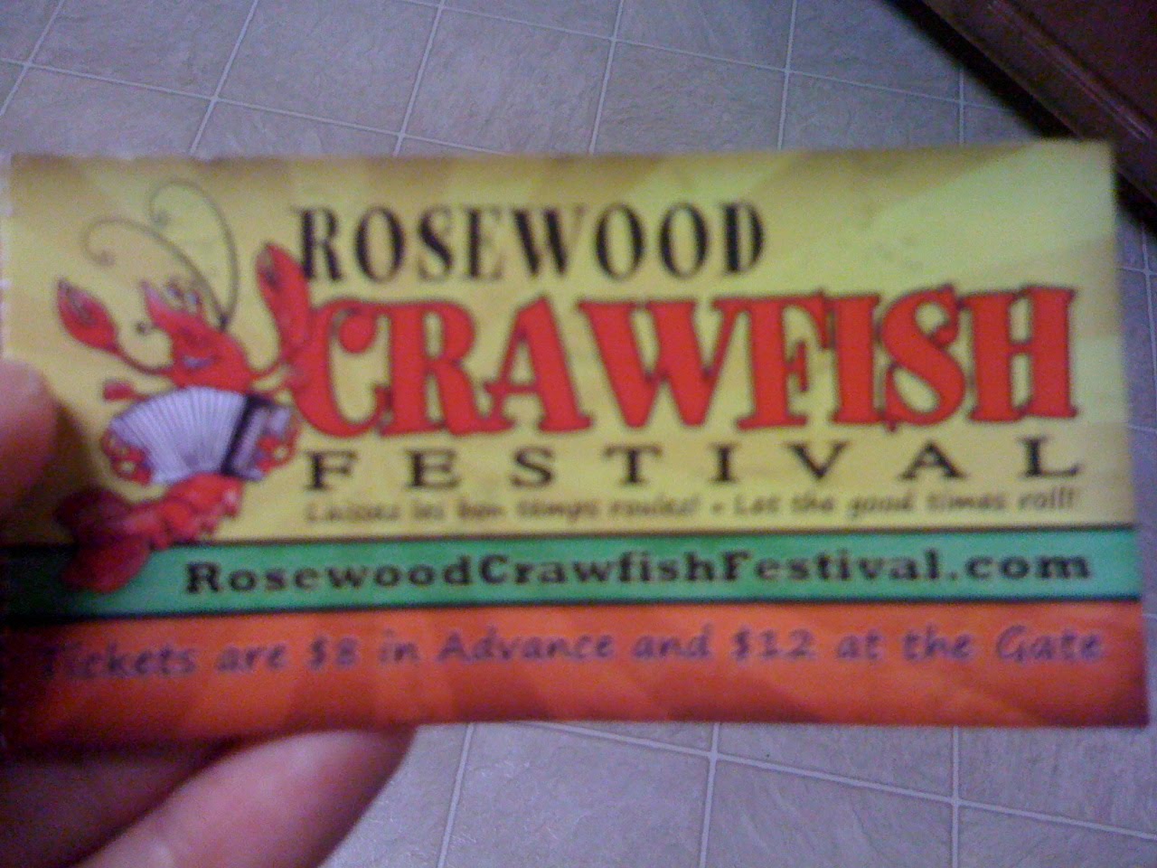 good for something The Annual Rosewood Crawfish Festival