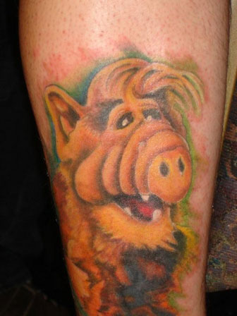 Tatuaje de Alf