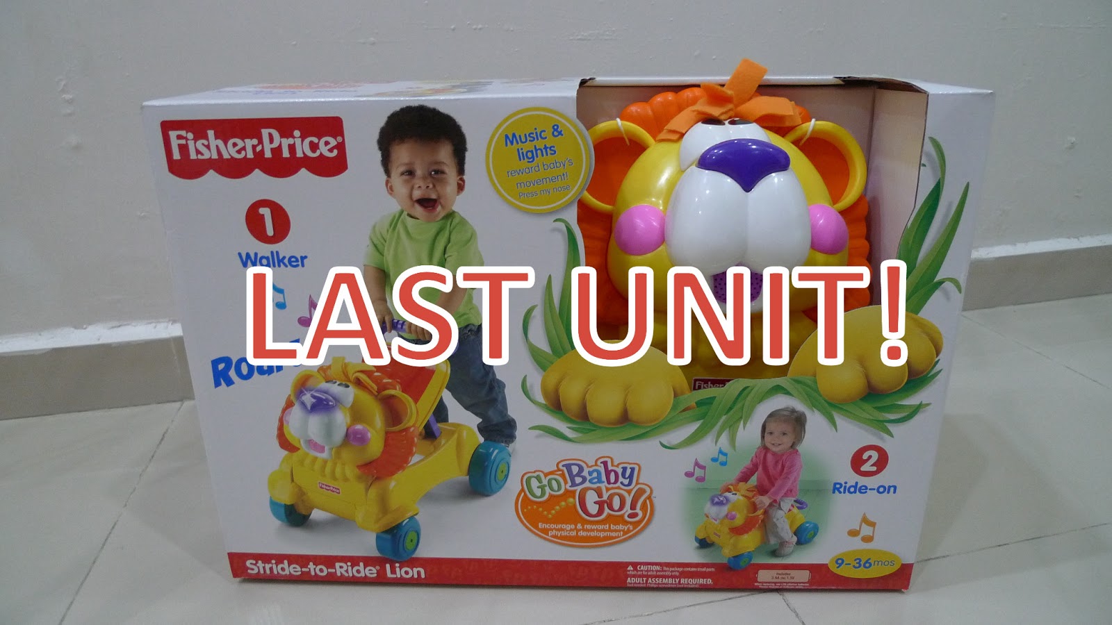 SS Mini Market: Fisher Price Stride to Ride Lion