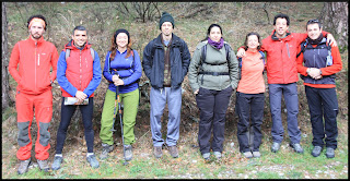 Ocho fueron ocho... De izqda. a dcha.: Dani, Álvaro, Inma, Pablo, Laura, Maranta, Taber y Nacho