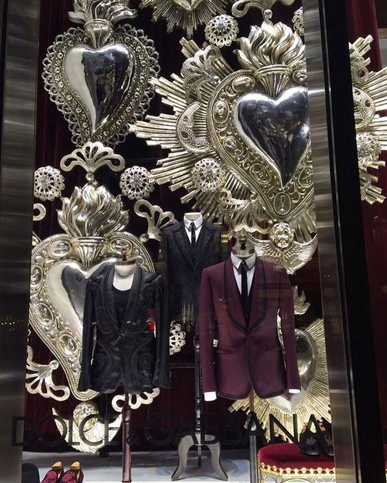 vitrine Dolce & Gabanna blog viés design