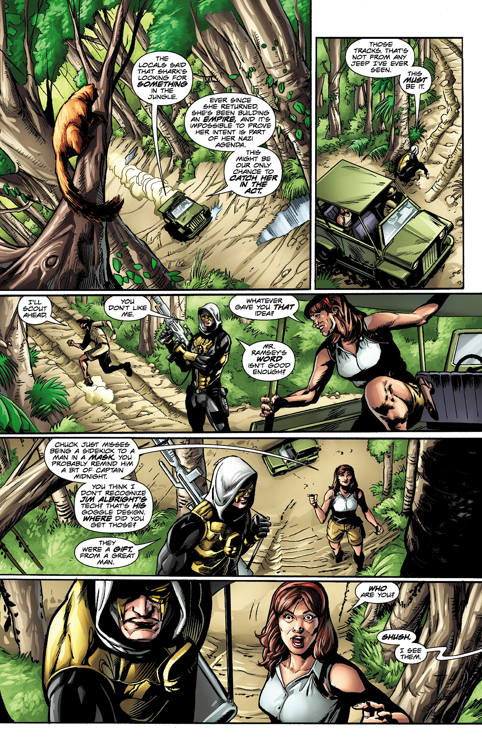 Read online Captain Midnight comic -  Issue #8 - 10