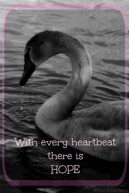 "With every heartbeat there is Hope." via @stuckinscared | Mental health | Mental illness | Disability