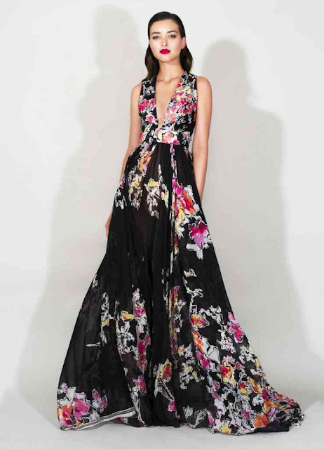 Zuhair Murad Spring Summer 2016 #ss16 estampado floral tendencias de moda de temporada ss16