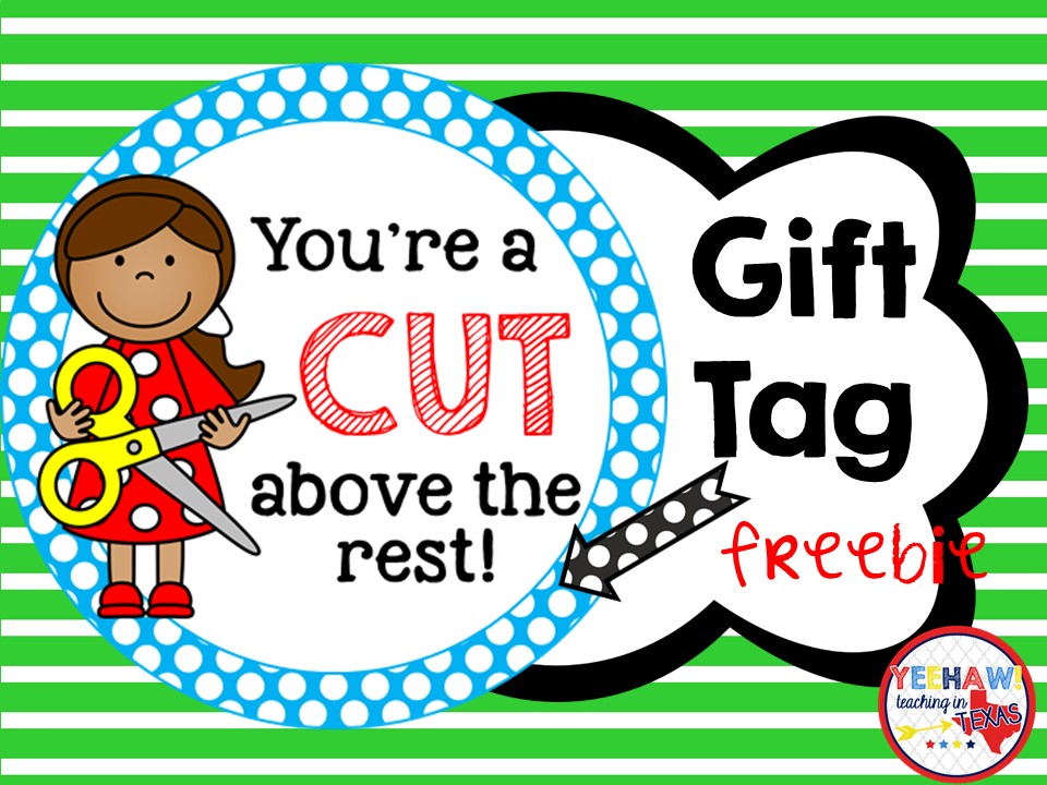 You're a Cut Above the Rest FREEBIE Yeehaw Teaching in Texas!