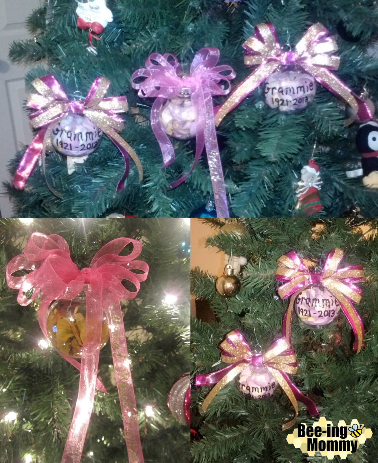 Preserved Flower Keepsake Christmas Ornament