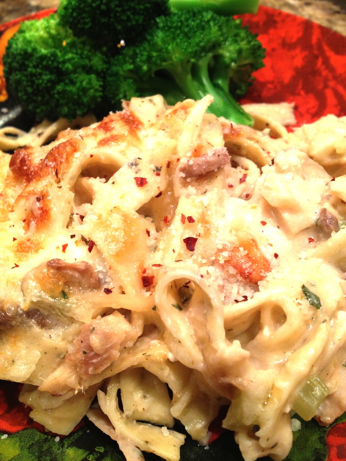A Healthy Makeover Turkey Fettuccine Bake