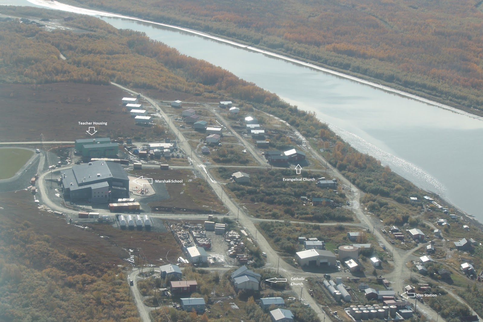 Teaching in Rural Alaska Marshall From the Air