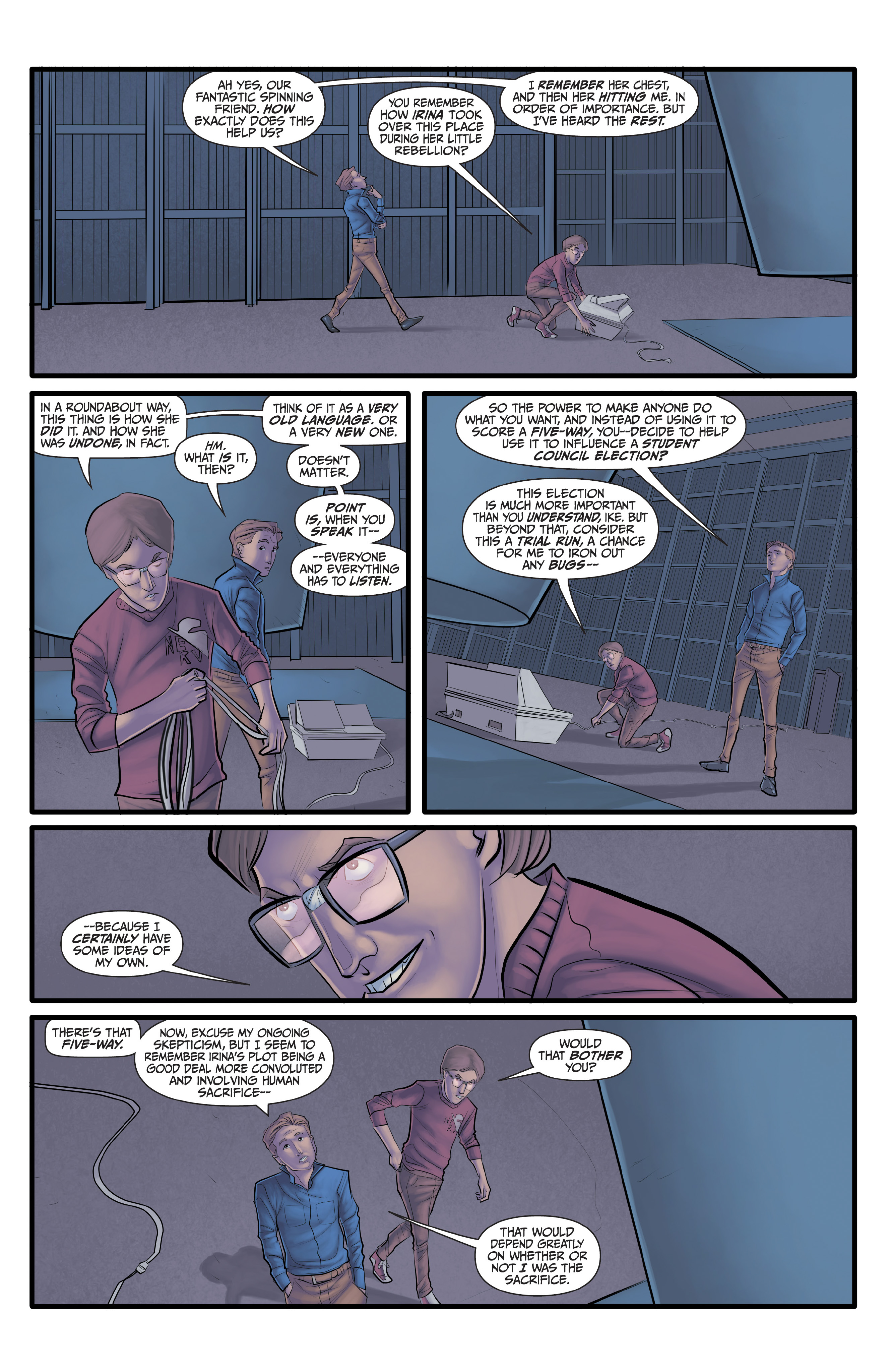 Read online Morning Glories comic -  Issue #48 - 27