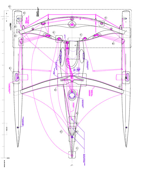 Trimaran Projects and Multihull News: GF42 New 42' trimaran design ...