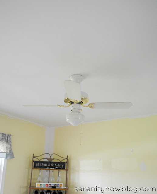ByeBye to the old ceiling fan! at Serenity Now
