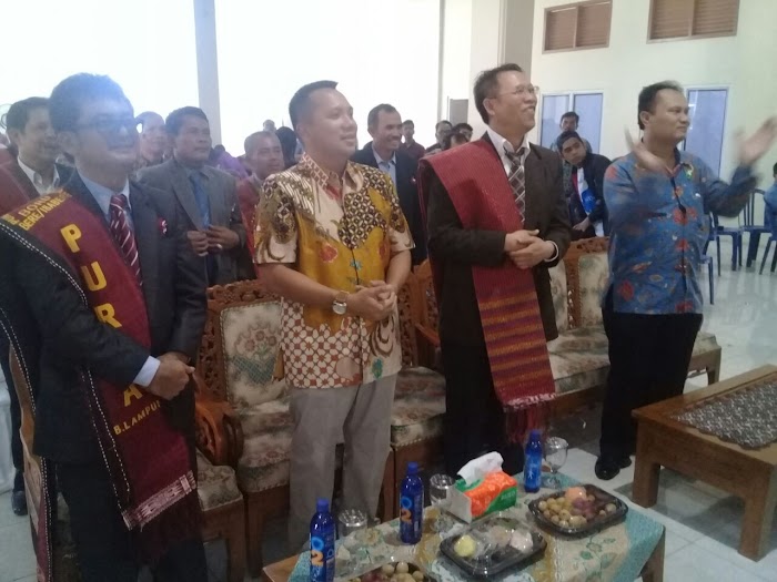 Ridho Disambut Penuh Persaudaraan di Pesta Bona Taon Masyarakat Batak se-Bandar Lampung
