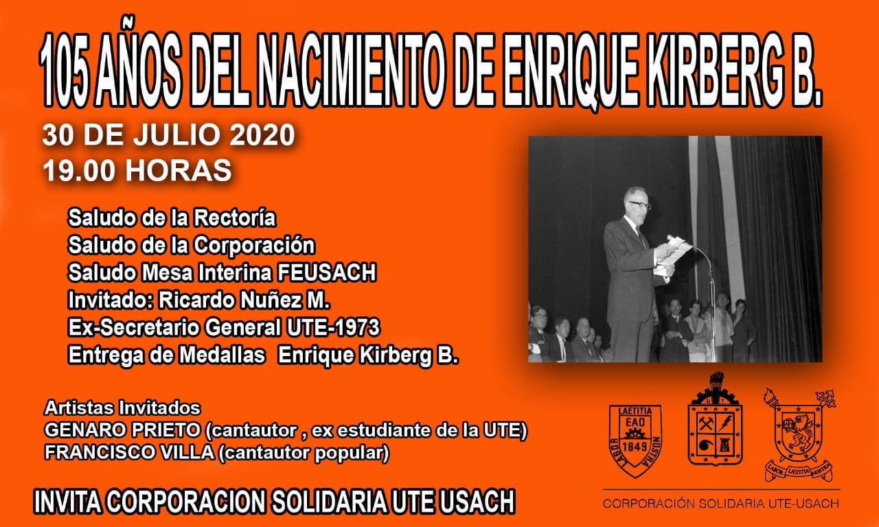 105 AÑOS DEL NACIMIENTO DE ENRIQUE KIRBERG B.