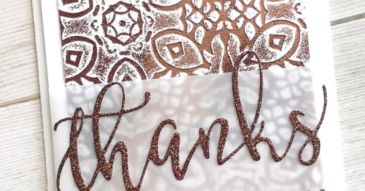 Embossing Powder With Embossing Folders