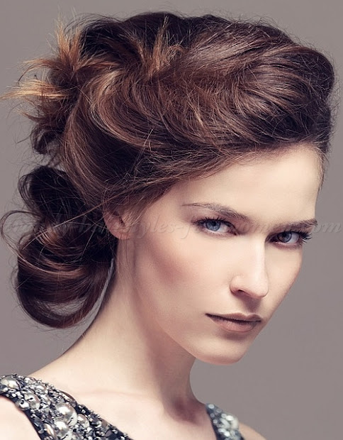 elegant loose updo hairstyles