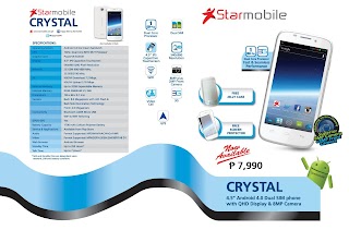 Starmobile Crystal Android 4.0 ICS Specs and Price is Only P7990 Starmobile Crystal Android 4.0 ICS Specs and Price is Only P7990