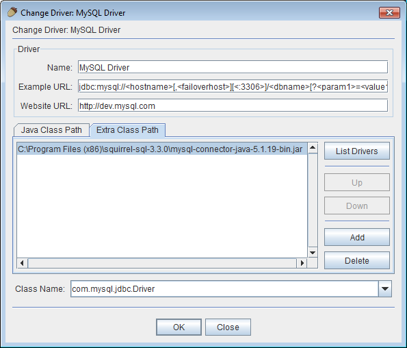how to install jdbc driver for mysql in windows 10