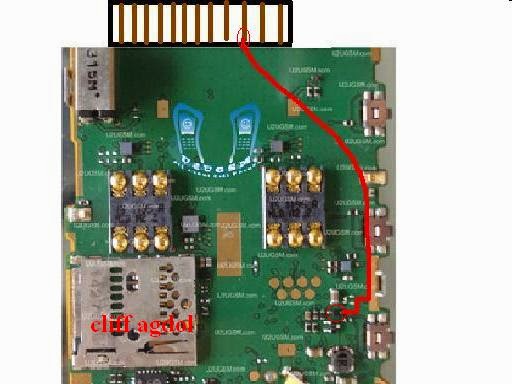 mobile repairing nokia x1 01 lcd light jumper solution