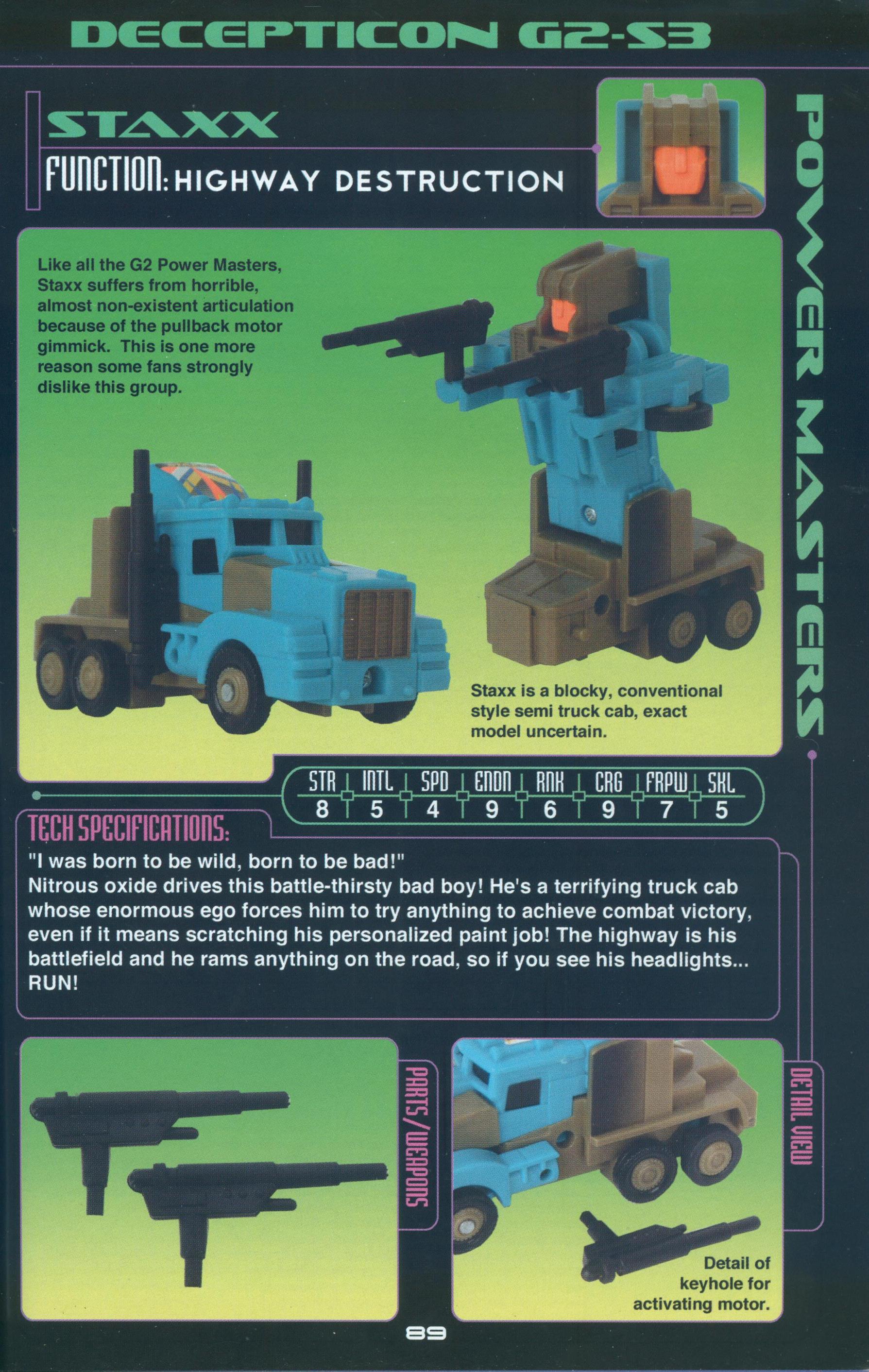 Read online Cybertronian: An Unofficial Transformers Recognition Guide comic -  Issue #6 - 91