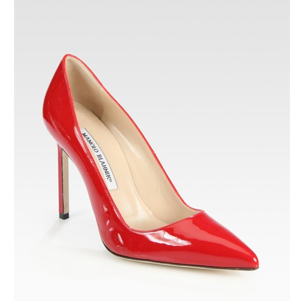 new website for your fashion: Manolo Blahnik Bb O' Patent Leather Point ...