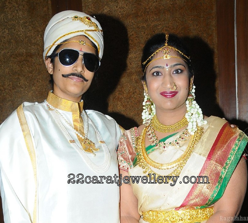 South Indian Gold Bridal Jewelry Sets - Jewellery Designs