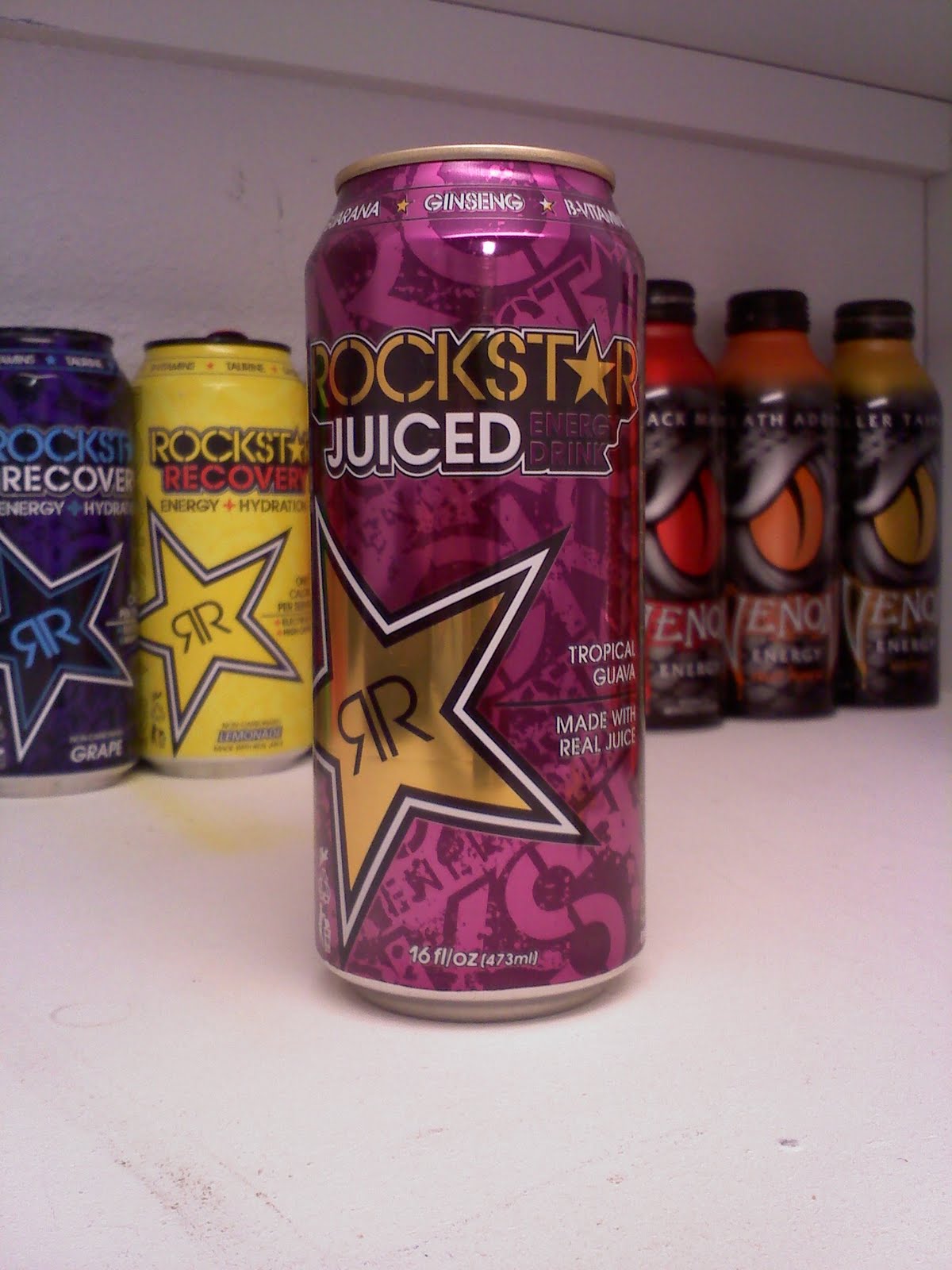 CAFFEINE! Review for Rockstar JuicedGuava
