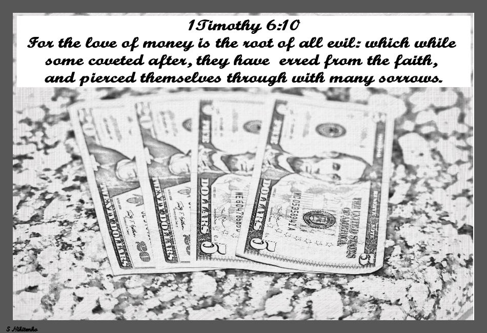 Christian Images In My Treasure Box The Love of Money