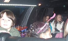 limousine super salon em aniversário infantil