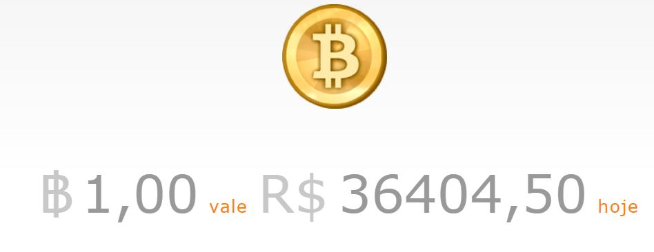 35 reais em bitcoin