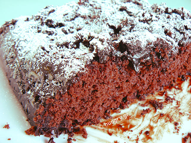 Κέικ με Σως Σοκολάτας