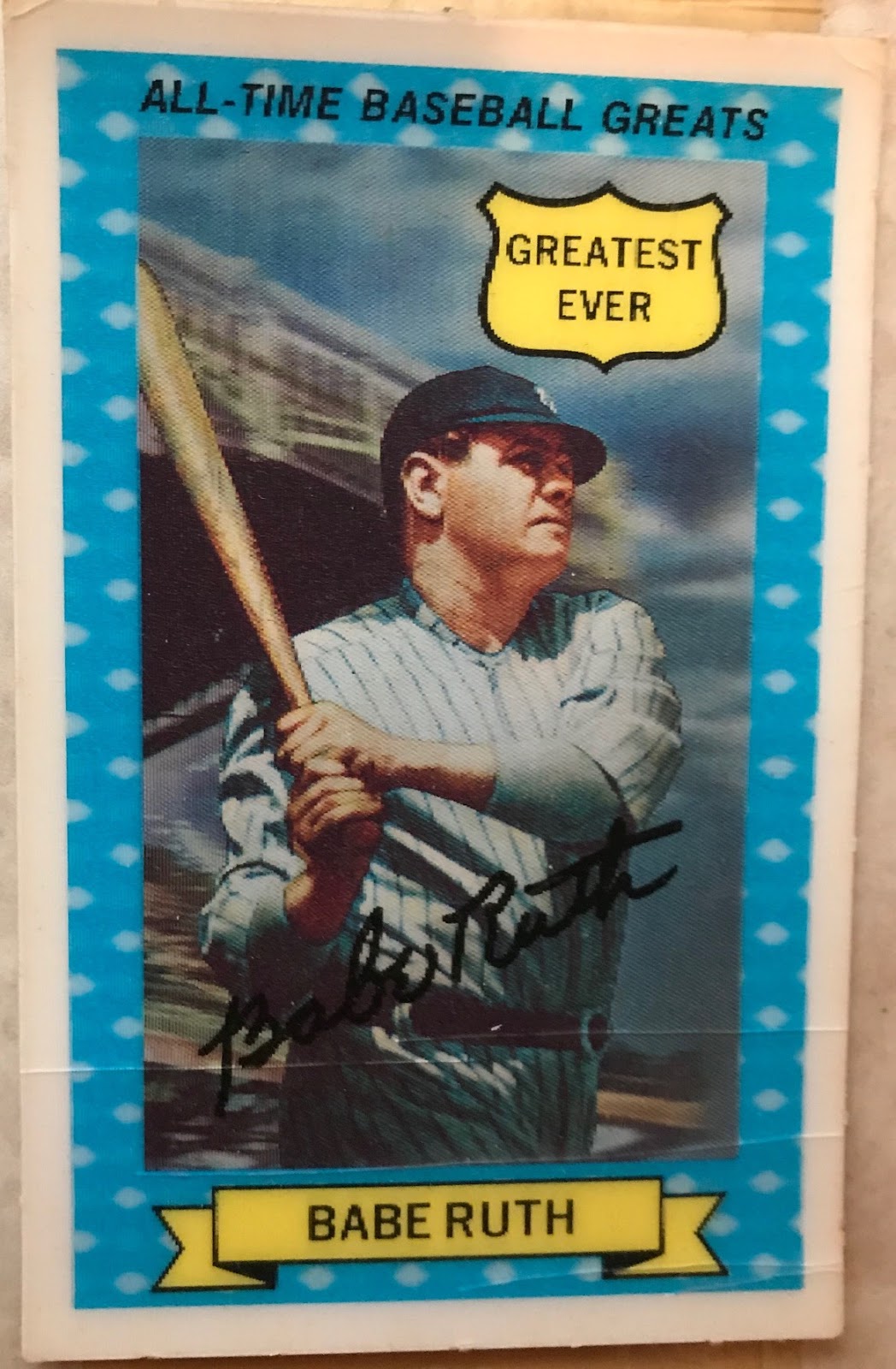 RunFore!Kellogg's Baseball Cards 1972 Kellogg's AllTime Greats