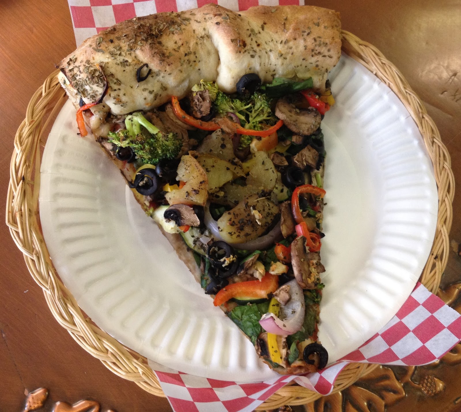 Sacramento Vegan Pieces Pizza by the Slice