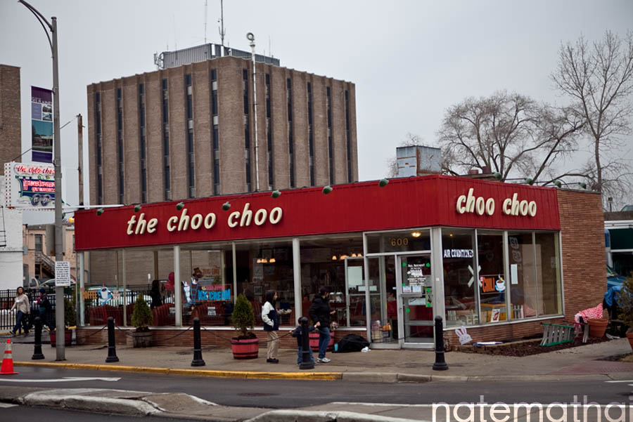 the Des Plaines Choo Choo is a ghetto eatery