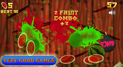 A game with smashing fruits - Fruit Break. Play on Windows and Apple computers, on smartphones and tablets