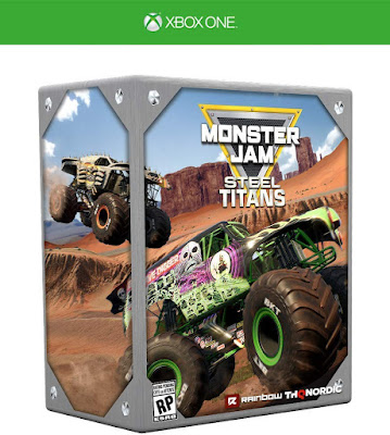 Monster Jam Steel Titans Game Cover Xbox One Collectors Edition