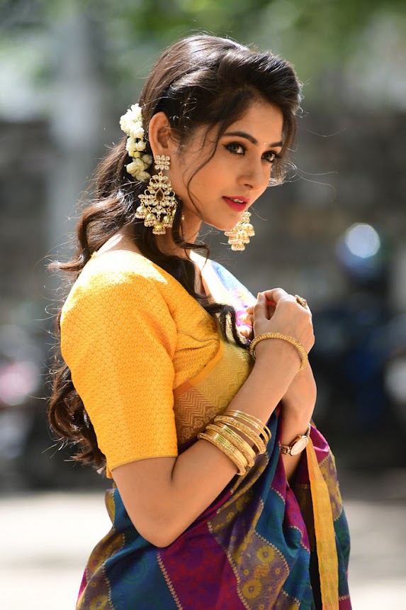 Shivangi at Aswamedham Song Launch