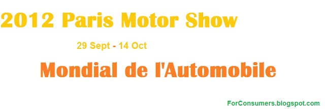 For consumers at the 2012 Paris Motor Show