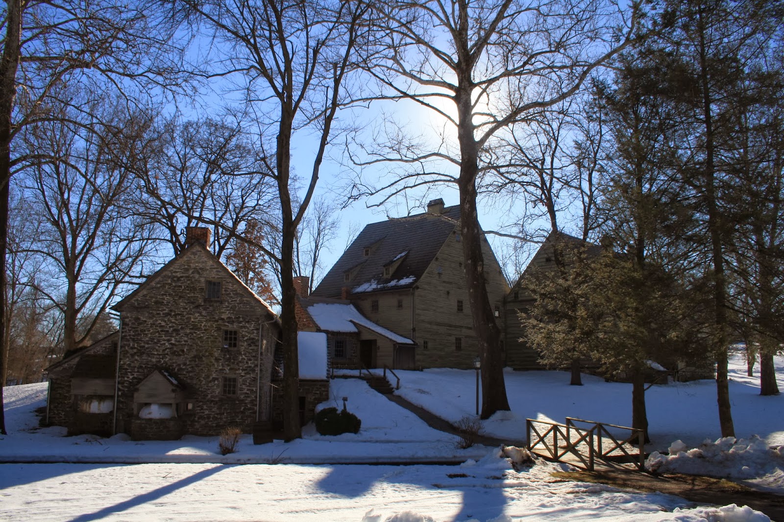 Natural MidAtlantic Weathering Winter at Ephrata Cloister