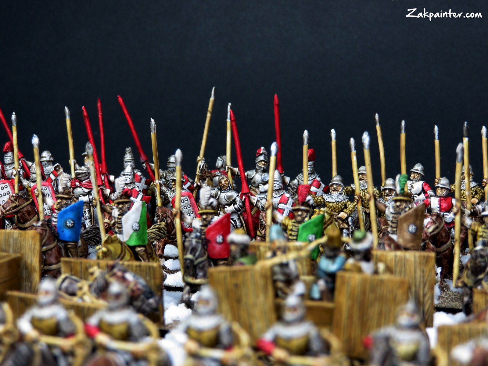 ZakGallery Painted 15mm MEDIEVAL POLISH army