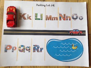 alphabet letter review activity for preschooler