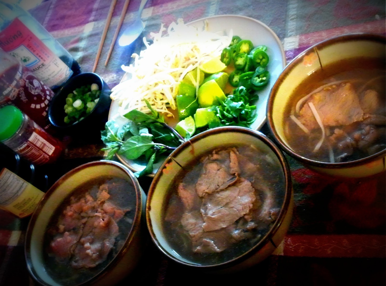 The life I live: Cooking at home. PHO soup.