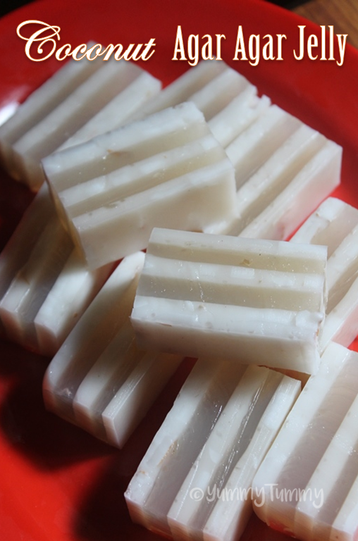 Coconut Agar Agar Jelly Recipe Coconut Jelly Recipe Yummy Tummy