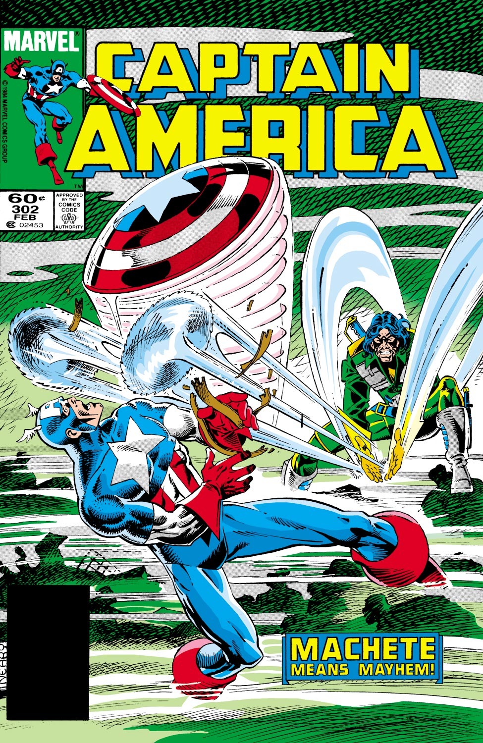 Read online Captain America (1968) comic -  Issue #302 - 1